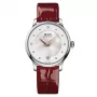 MIDO Baroncelli III dames automatisch horloge 33mm parelmoer wijzerplaat wit leren band M039207161060