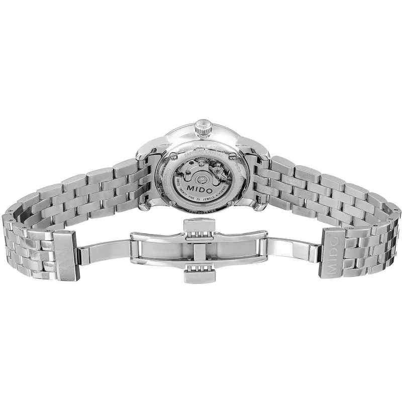 MIDO Baroncelli Lady automatisch horloge M76004691 29mm edelstahl antracietkleurige wijzerplaat