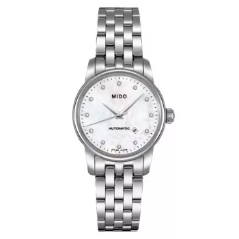 MIDO Baroncelli Lady automatisch horloge M76004691 29mm edelstahl antracietkleurige wijzerplaat