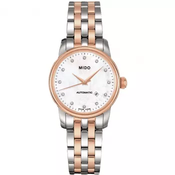 MIDO Baroncelli Lady automatisch horloge M76009691 29mm roségoud PVD