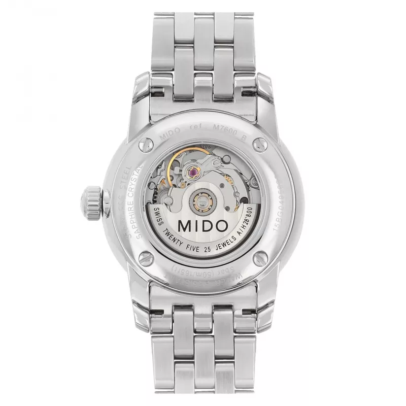 MIDO dames automatisch horloge M76004261 29mm RVS zilveren wijzerplaat