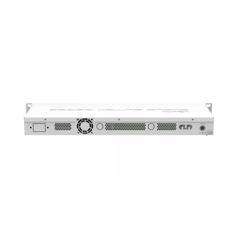 MikroTik CSS326-24G-2S+RM managed layer 2-switch, 24x Gigabit Ethernet, 2x 10G SFP+, PoE-ingang, 1U rackmontage, wit