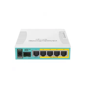 MikroTik hEX PoE Gigabit Ethernet router wit