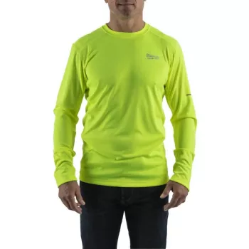 MILWAUKEE langarmig werk-T-shirt lichtgeel maat S WWLSYL-S