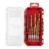 Milwaukee metaalboren set HSS-G TiN, 10-delig, 3-10 mm, 1/4 inch zeskantschacht, kruisslijping, 135°
