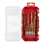 Milwaukee metaalboren set HSS-G TiN, 10-delig, 3-10 mm, 1/4 inch zeskantschacht, kruisslijping, 135°