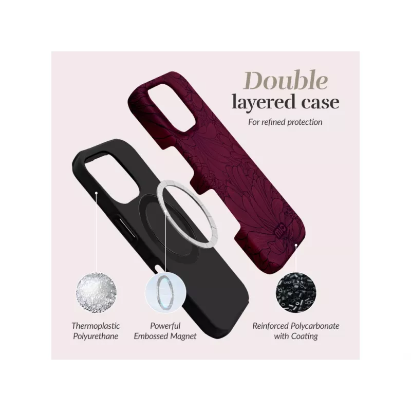 MIO Berry Blooms Magsafe Compatibel voor iPhone 17