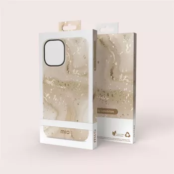 MIO Gold Marble MagSafe-compatibele hoes voor iPhone 13/14/15