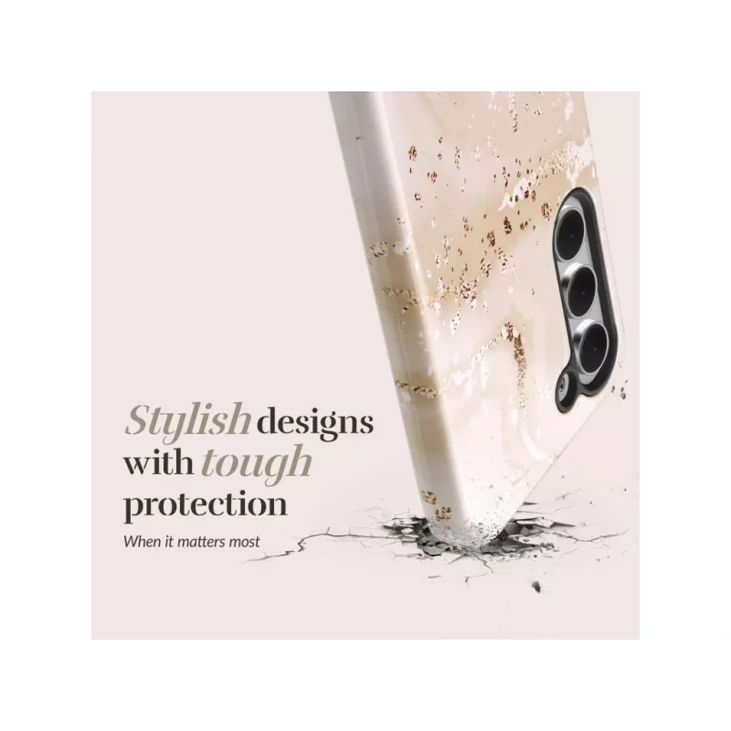 MIO Gold Marble MagSafe-compatibele hoes voor Samsung A55 5G
