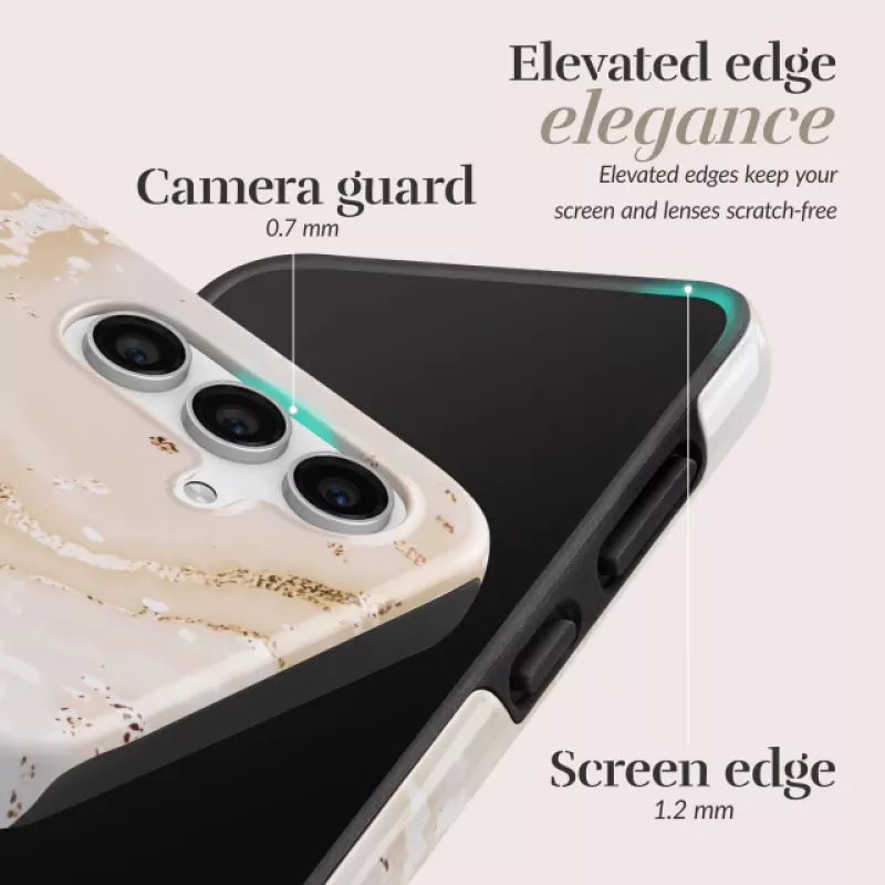 MIO Gold Marble MagSafe-compatible hoes voor Samsung S24 FE 5G