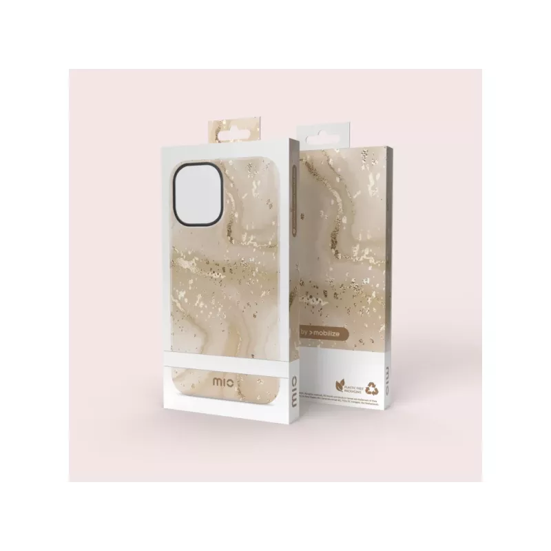 MIO Gold Marble Magsafe Compatibel voor iPhone 17