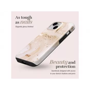 MIO Gold Marble Magsafe Compatibel voor iPhone Pro Max