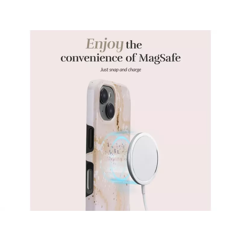 MIO Gold Marble Magsafe Compatibel voor iPhone Pro Max