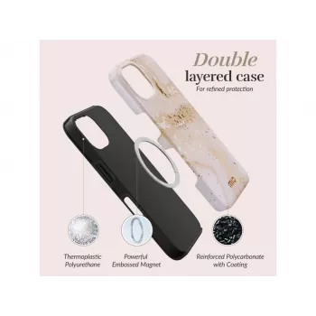 MIO Gold Marble Magsafe Compatibel voor iPhone Pro Max