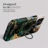 MIO Green Marble Magsafe Case compatibel met ringhouder