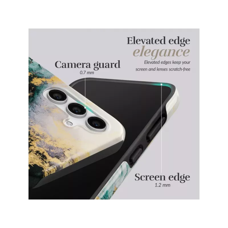 MIO Green Marble MagSafe-compatibele hoes voor Samsung S24 5G