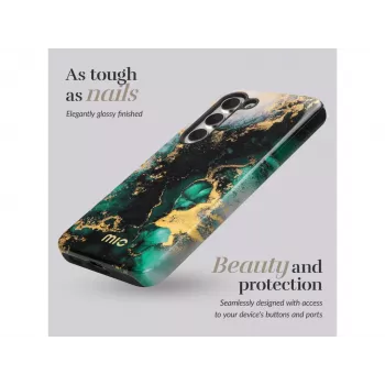 MIO Green Marble MagSafe-compatibele hoes voor Samsung S25 Plus 5G