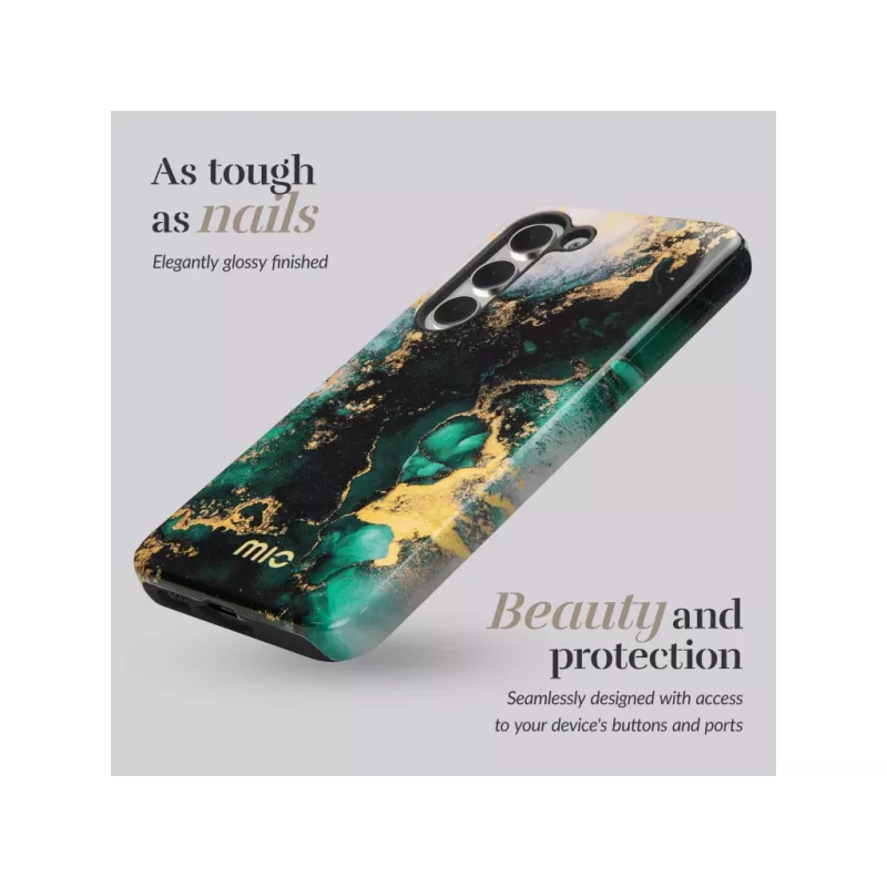 MIO Green Marble MagSafe-compatibele hoes voor Samsung S25 Ultra 5G