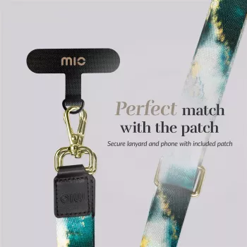 MIO lanyard Green Marble