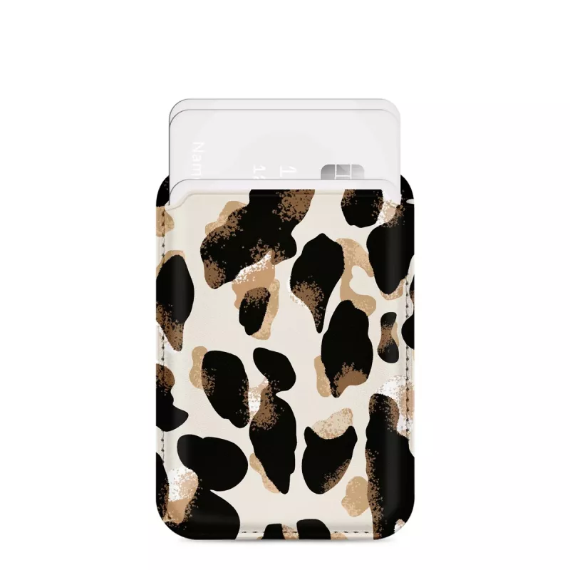 MIO Leopard Magsafe Case compatibel met kaarthouder
