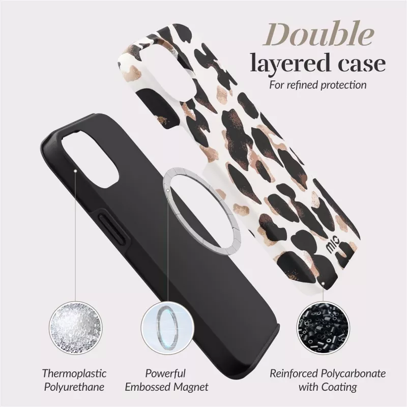 MIO Leopard MagSafe-compatibele hoes voor iPhone 13/14/15
