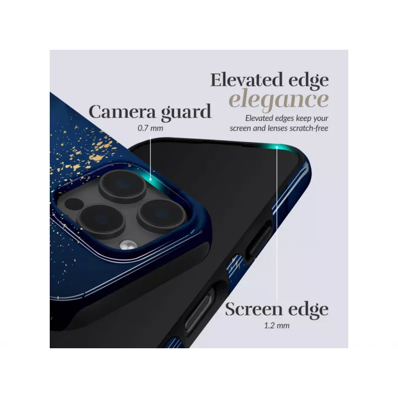 MIO Midnight Sparkle MagSafe-hoes compatibel voor iPhone 17 Pro