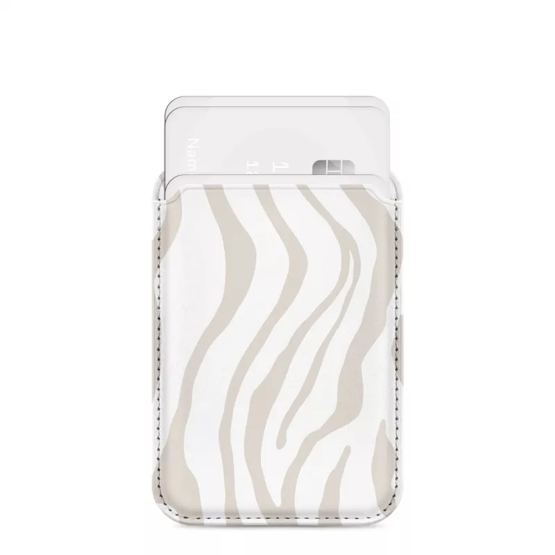 MIO Sandy Zebra MagSafe-hoes compatibele kaarthouder