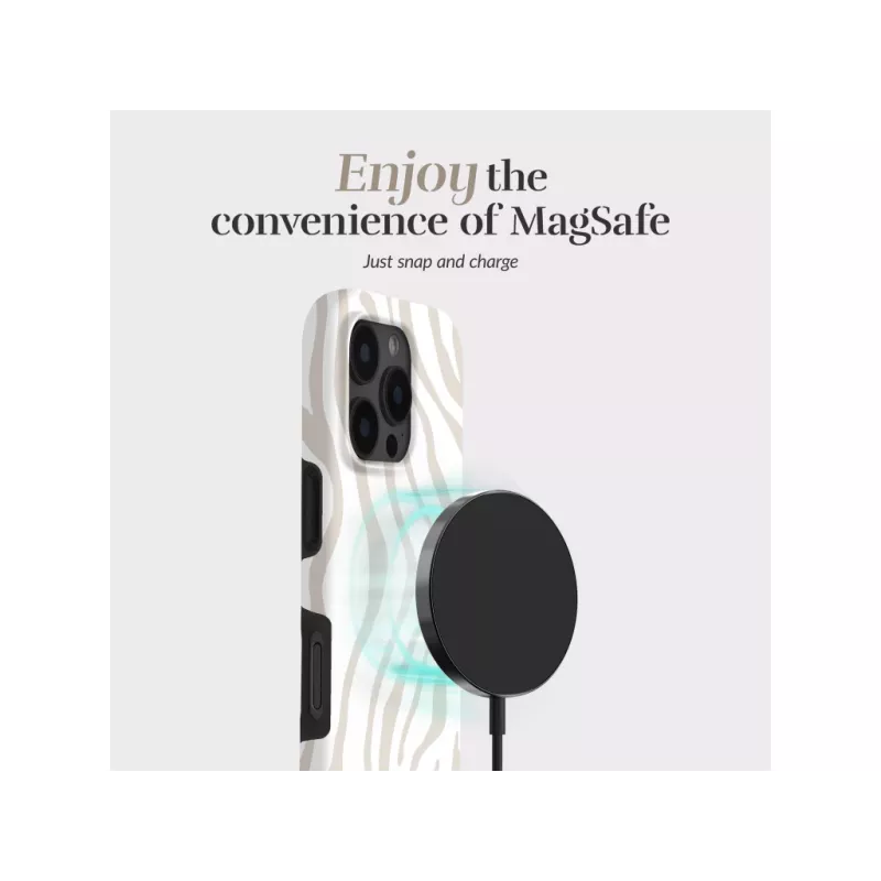 MIO Sandy Zebra Magsafe Case compatibel met iPhone 17 Pro Max