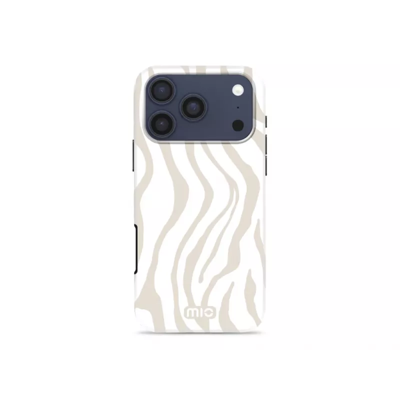 MIO Sandy Zebra Magsafe Case compatibel met iPhone 17 Pro Max