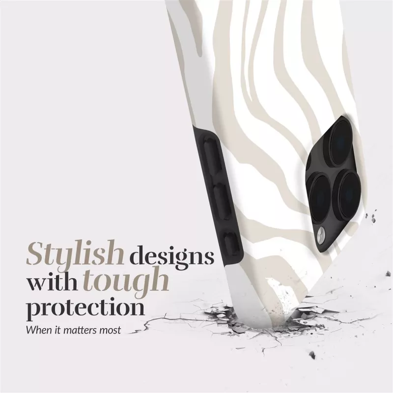 MIO Sandy Zebra MagSafe-hoes compatible voor Samsung S25 5G