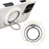 MIO White Roses MagSafe-hoesje compatibel ringhouder