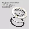 MIO White Roses MagSafe-hoesje compatibel ringhouder