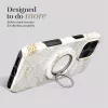 MIO White Roses MagSafe-hoesje compatibel ringhouder
