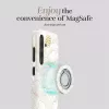 MIO White Roses MagSafe-hoesje compatibel ringhouder