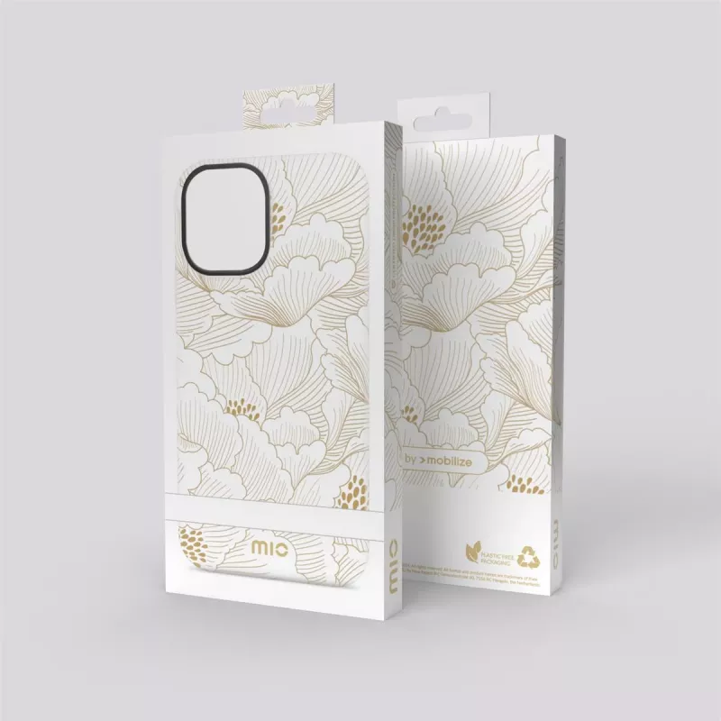MIO White Roses Magsafe Compatibel voor iPhone 15 Pro
