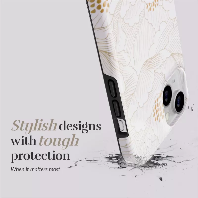 MIO White Roses Magsafe Compatibel voor iPhone 15 Pro