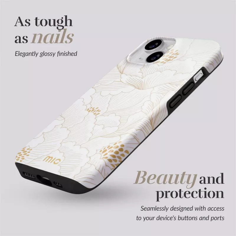 MIO White Roses MagSafe-compatibel voor iPhone 16 Pro