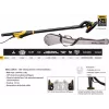 Mirka LEROS 225mm gipsplaatschuurmachine 5mm slag 350W