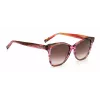 MISSONI dameszonnebril MIS0007S8CCHA - Havana bruin acetaat rechthoekig frame met bruine verloopglazen