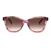 MISSONI dameszonnebril MIS0007S8CCHA - Havana bruin acetaat rechthoekig frame met bruine verloopglazen
