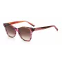 MISSONI dameszonnebril MIS0007S8CCHA - Havana bruin acetaat rechthoekig frame met bruine verloopglazen