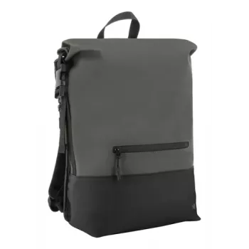MOBILIS Two-Tone Rolltop rugzak 14-16 grijs/zwart 25L