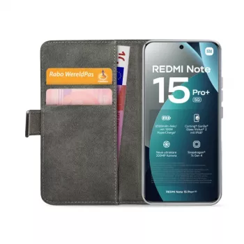 Mobilize Classic Gelly Wallet Book Case Xiaomi Redmi Note 15 Pro+ 5G zwart
