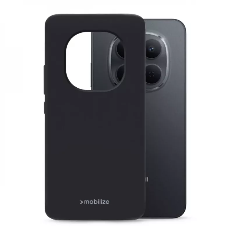 Mobilize Rubber Gelly Case Xiaomi Redmi Note 15 Pro mat zwart