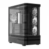 MODECOM Volcano AQ100 ARGB Midi-Tower PC-behuizing - Zwart