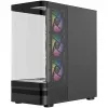 MODECOM Volcano AQ100 ARGB Midi-Tower PC-behuizing - Zwart