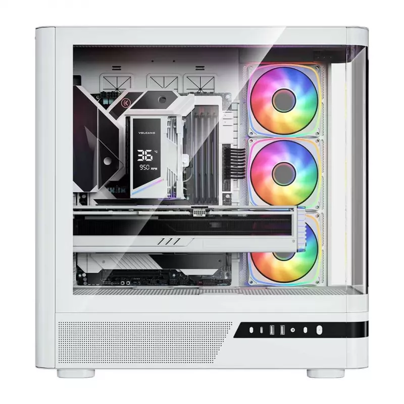 MODECOM Volcano AQ100 ARGB midi-tower wit