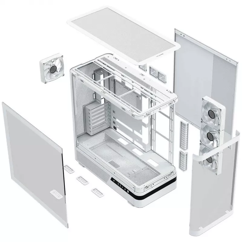 MODECOM Volcano AQ100 ARGB midi-tower wit