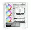 MODECOM Volcano AQ300 ARGB Mid Tower Behuizing Wit