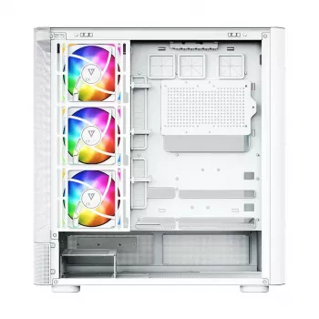 MODECOM Volcano AQ300 ARGB Mid Tower Behuizing Wit